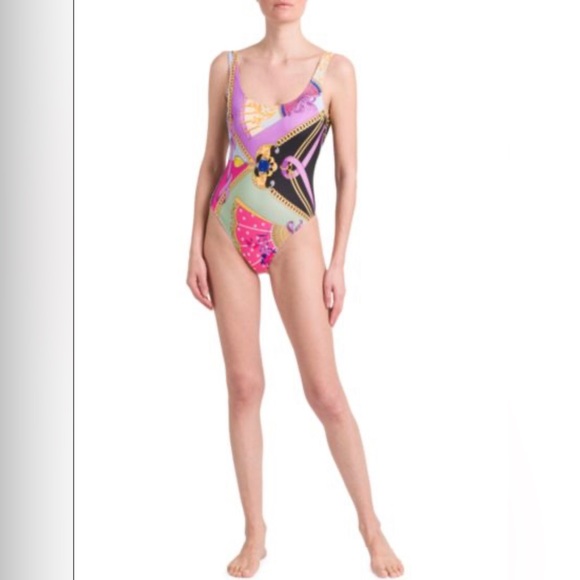 HOST PICK 🎉🎉Versace Ventagli One Piece Swim Suit NWT - Picture 3 of 7